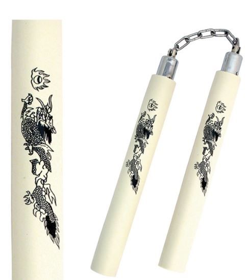 Nunchaku: 2" Foam padded TRN &amp; ball bearing
