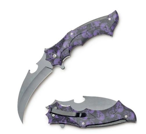 FLDR: Zmbie Hawskbill BLD purpl  Skull HNDL