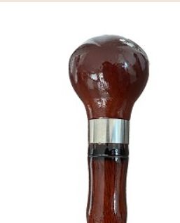 Walking Wood cane: 35"  Ball Knob HNDLRED