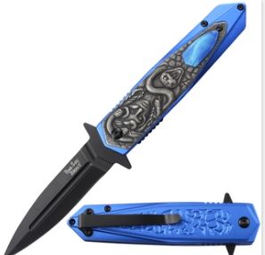 Dark Side KNF: BLK DBL Edge BLD HYDRA BLU HNDL