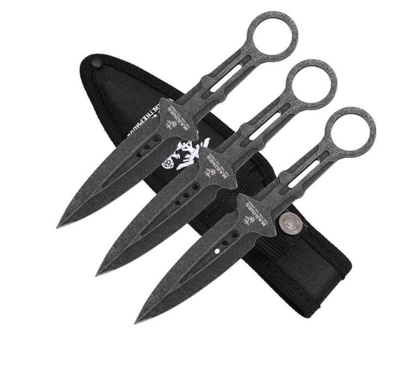 THRWR USMC: 7" STNWASH BLDS FT