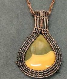 Copper Wrap Necklace: Bumble Ja