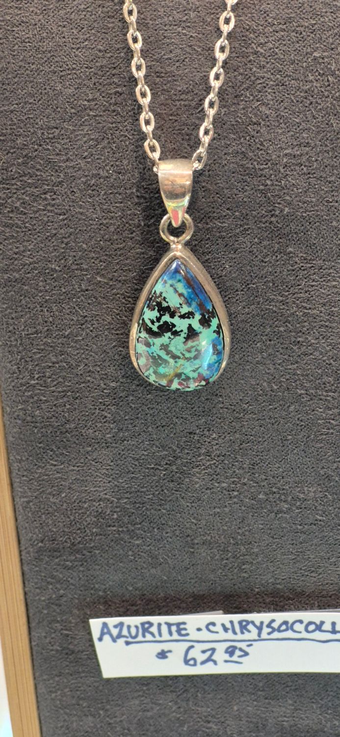 Azurite Necklace: Fantasy in Blue