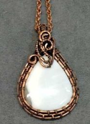 Copper Wrap Necklace: Owyhee Opal