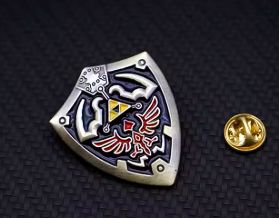 Zelda Pin/Shield Brooch