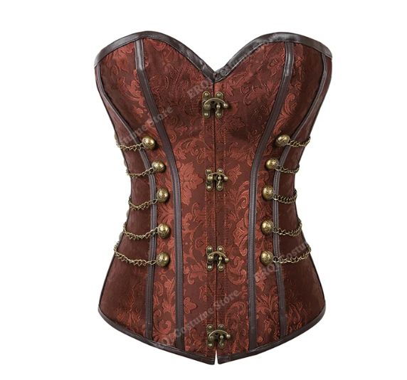 Steampunk Corset: Fancy Brocade