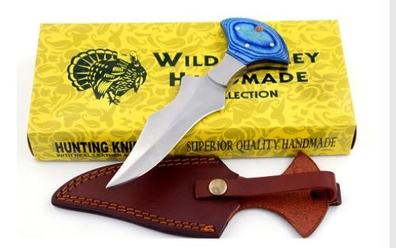 Wild Turkey PUSH Dagger: 8" BLUWD HNDL