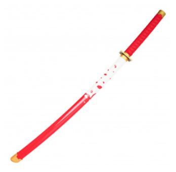 one piece Katana:  Red HNDL w/red saya