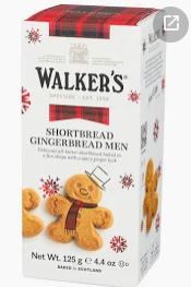 Walkers Shortbread gingerbread men