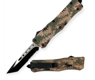 OTF: Tanto  half serr BLD Camo HNDL