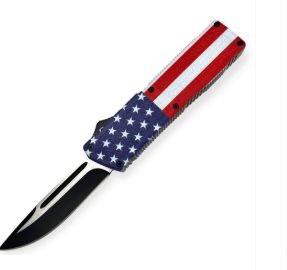 OTF: Lighting Tanto BLD 8"USA Flag HNDL