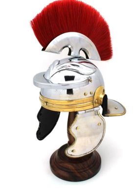 Mini Helmet: Roman Centurion Red Flume