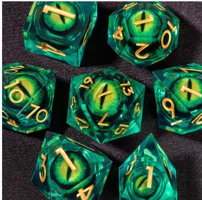 DND Dice: Liquid Core Asst