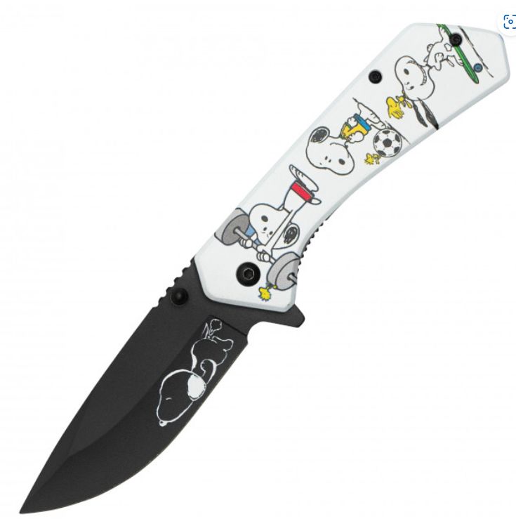 Knife: PRNT Alum HNDL Snoopy