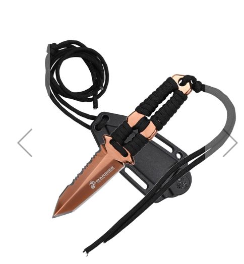 USMC Neck BLD 5" cord wrap HNDl