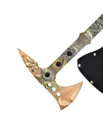 AXE: Camo HNDL /BLD Tactical  axe 18"