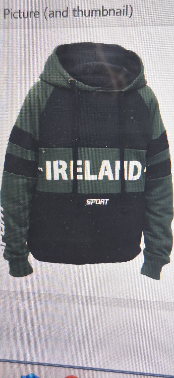 Ireland GRN&amp;BLK Kid Hoodie