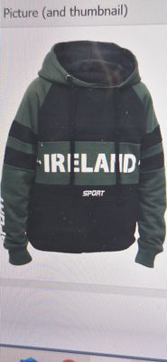 Ireland GRN&amp;BLK Kid Hoodie