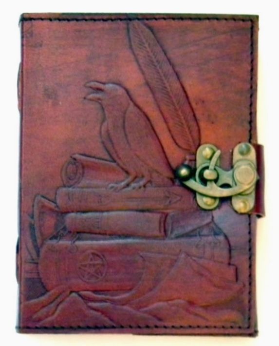 LTHR Journal: Raven Embossed