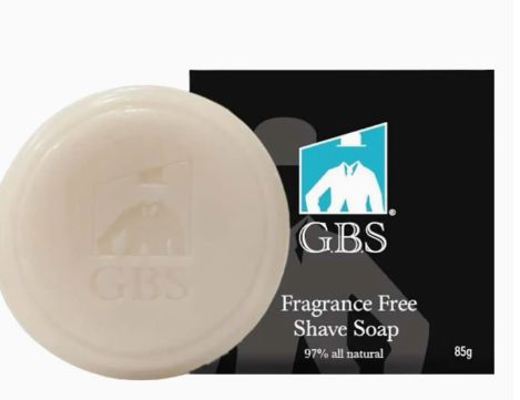 GBS Fragrance free Shave Soap 85gm