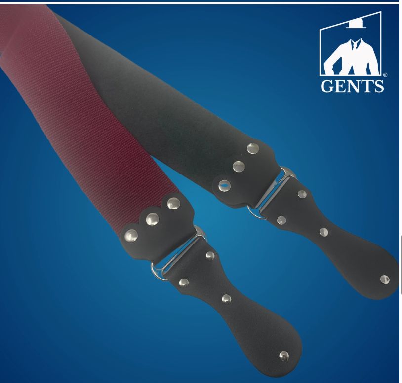 26" Sharpening STROP: BLK&amp;Maroon razor