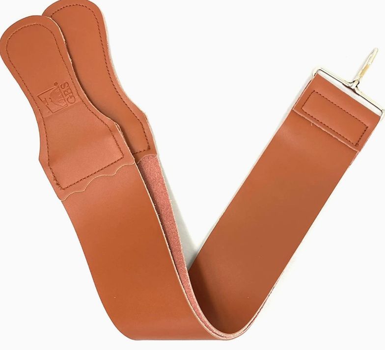 Brown Leather Razor Strop 24" x2.5"