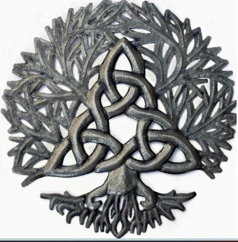Haiti Art: Celtic Knot Symbol 11"