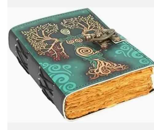 LTHR Journal: Green Lady tea-stained pages