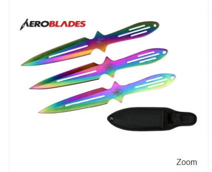 THRWR: Aeroblade 9" RNBW Spider 3 BLDS