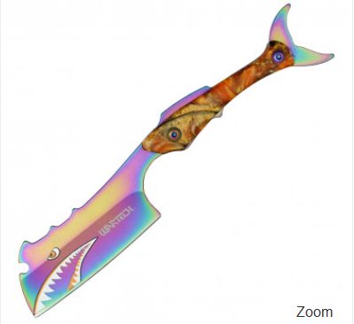 FXD KNF: RNBW Shark BLD Camo HNDL