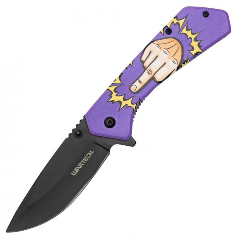 KNF: Wartech Flipping  Bird Prnt HNDl