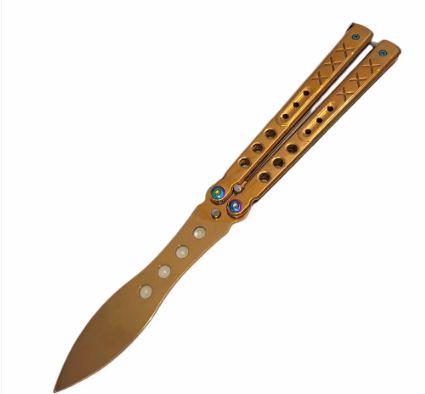 Butterfly KNF: TRNR Gold Blunt BLD 9"