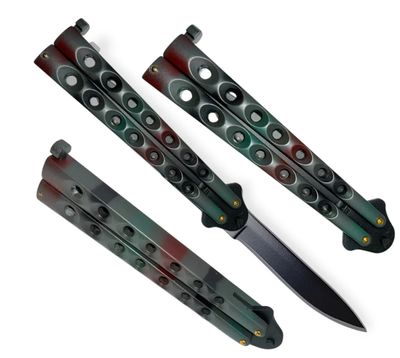 Butterfly KNF: Camo DRP PT HND&amp;BLD 9"