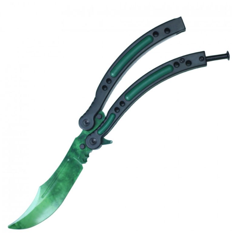 Butterfly KNF TRNR: Balisong Emerald GRN 9.5"