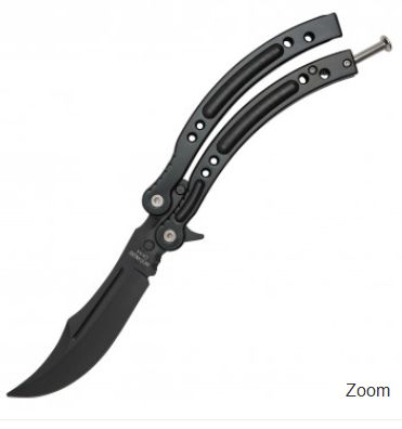 Butterfly KNF TRNR: Balisong Night BLK 9.5"