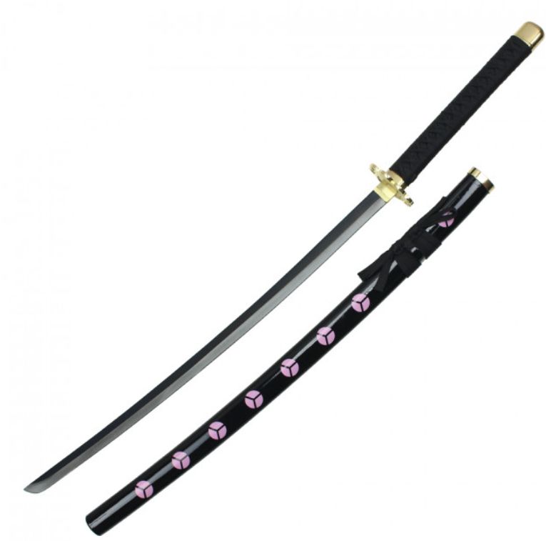 Sword: Zoro BLK Scabbard Flower PNTD