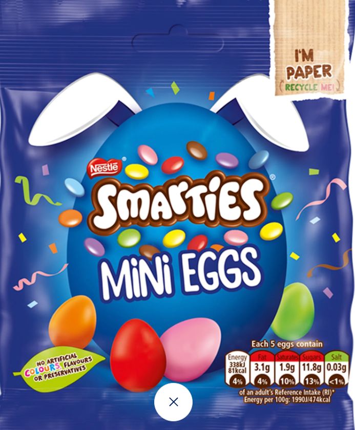 Smarties Mini Eggs pouch