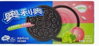 Oreo Korea Grape&amp;Peach Cream 194g