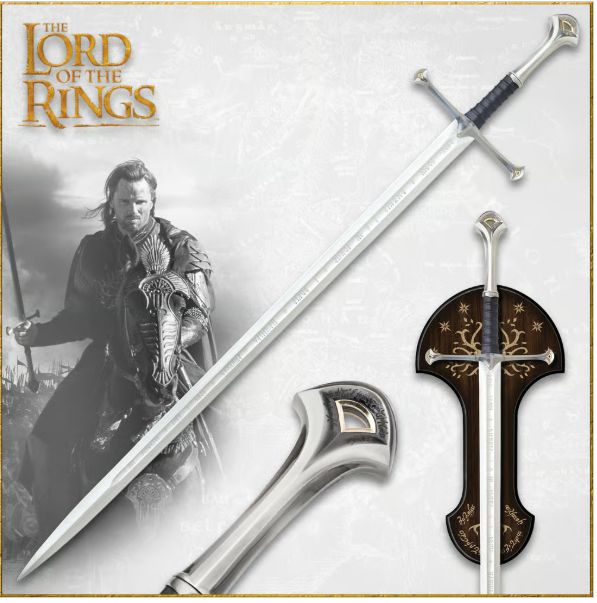 LOR Official Anduril King Elessar Sword 53"