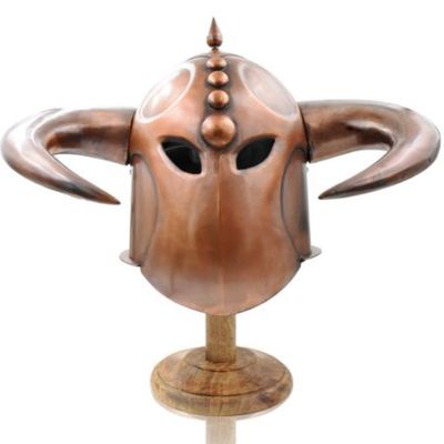 Helmet: Death Dealer Steel Horn