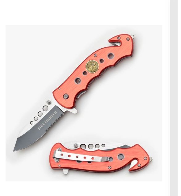 Knife: "Fire Fighter" Medallion HNDl