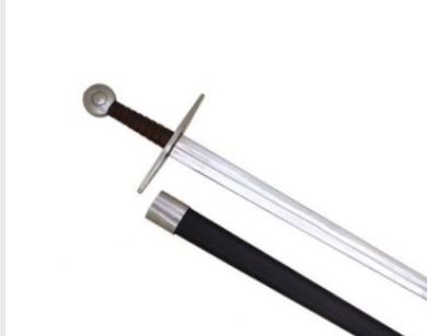 Knight SWORD: 42" HNDMD FT LTHR wrap HNDL