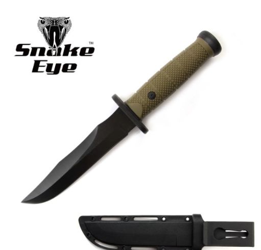 FXD Survival KNF: BLK BLD Green HNDl Hard Sheath 13"