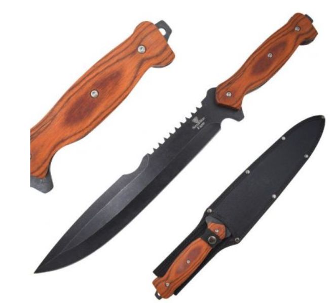 FXD Machete: STNWSH B:-LD BRWN Wood HND 16.5"