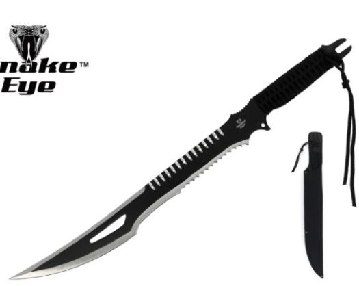 Fantasy Sword: BLK cord wrap HNDL 27"