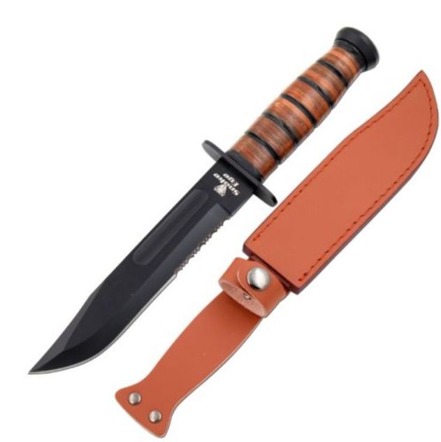 Hunt KNF: 12" KA-BAR style HNDL Serr BLD