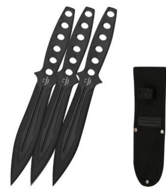 THRWR 3PC Tactical BLK BLDS 9"