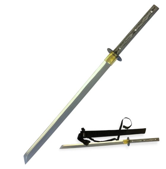 Sword: The Grey Ghost Wood HNDl SHARP BLD 34"