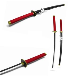 Katana: Red wrap HNDL BLK Scabb 26" 2T BLD