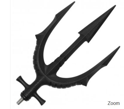 FOAM: Trident Head BLK Polypropylene 15"